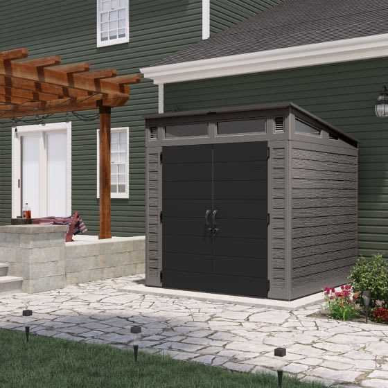 GuestSupply US | Suncast Commercial Modernist 7' x 7' Storage Shed